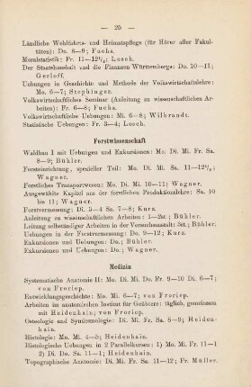 25, Forstwissenschaft
