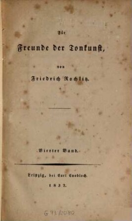 Für Freunde der Tonkunst, 4