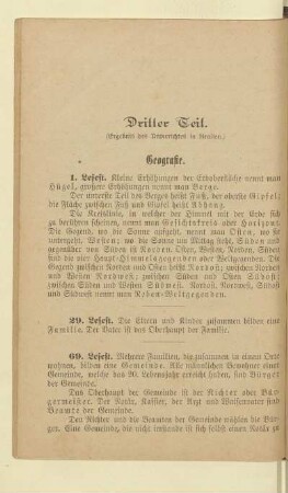 Dritter Teil