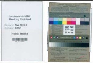 Entnazifizierung Helene Noelle , geb. 10.09.1901 (Verkaeuferin)