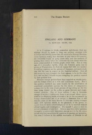 England and Germany