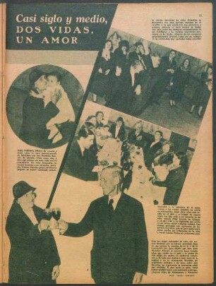 Casi siglo y medio, dos vidas, un amor [Fotografías]