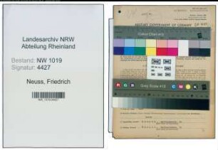 Entnazifizierung Friedrich Neuss , geb. 17.06.1900 (Hausmeister)