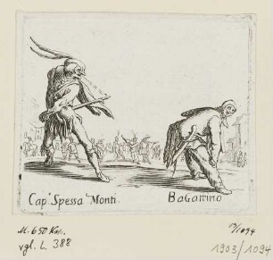 Capitaine Spessa Monti - Bagattino, Blatt 10 der Folge "Balli di Sfessania"
