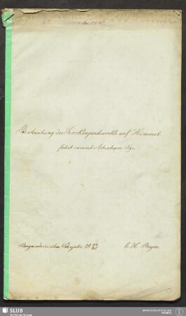 Beschreibung des Trockenpochwerks auf Himmelfahrt sammt Abraham Fdgr. - 18.7132 4.