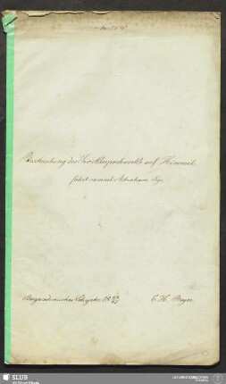 Beschreibung des Trockenpochwerks auf Himmelfahrt sammt Abraham Fdgr. - 18.7132 4.
