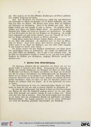 7. Farben beim Kinderspielzeug