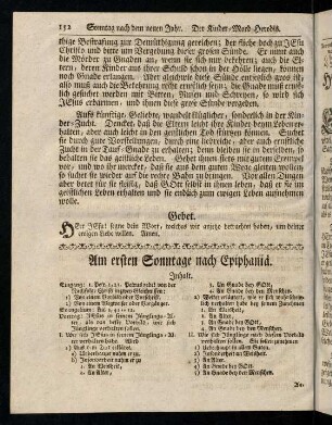 152-166, Am ersten Sonntage nach Epiphaniae