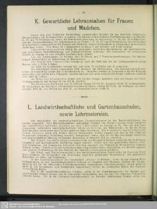 K. Gewerbliche Lehranstalten für Frauen und Mädchen