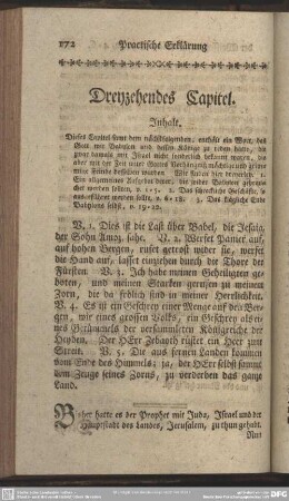 Dreyzehendes Capitel