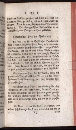 Bemerkungen über die Verdauung.