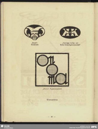 "Onoma" Papierwarenfabrik