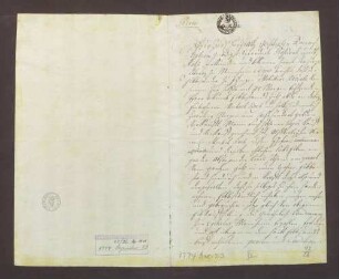 Erbbestandsbrief über das zur Pflege Schönau gehörige große Münch- und Teidinger Hofgut zu Edingen.
