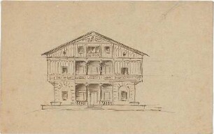 Hildebrand, Adolf von; Tegernsee; Landhaus Konrad Fiedler - Ansicht