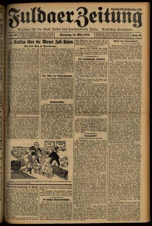 Ausgabe vom Dienstag, den 24. März 1931.