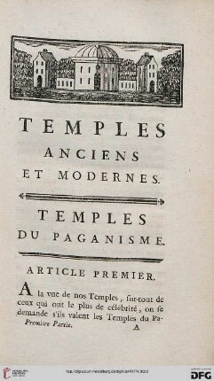 Temples du Paganisme