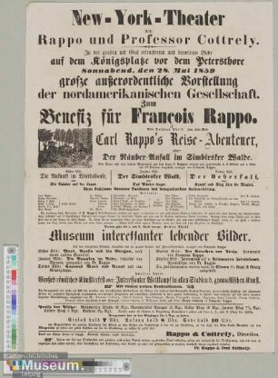 New-York-Theater von Rappo und Professor Cottrely.