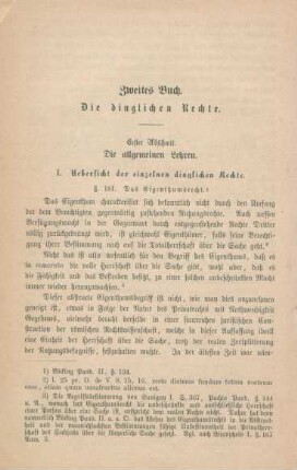 Erster Abschnitt. Die allgemeinen Lehren