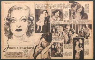 Joan Crawford [Dibujo y fotografías]