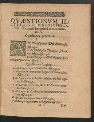 Quaestionum Illustrium Philosophicarum