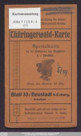 Blatt 33: Neustadt bei Coburg : Schalkau
