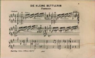 Salon-Album für Zitherspieler, 6. Die kleine Bettlerin : Fantasie