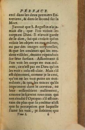 Entretiens Sur La Metaphysique, Sur La Religion, Et Sur La Mort, 1