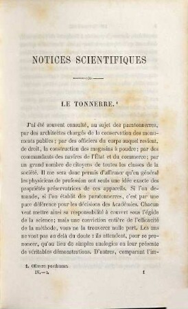 Oeuvres complètes de François Arago, 4. Notices scientifiques ; 1