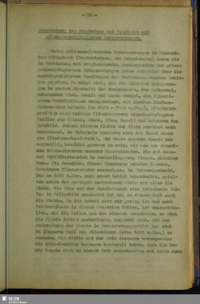 Besprechung der Ergebnisse und Vergleich mit pflanzensoziologischen Untersuchungen