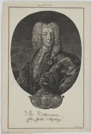 Bildnis des J. Ch. Buttermann