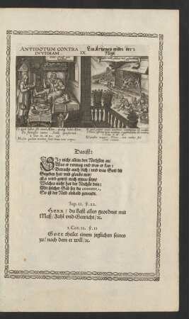 IX. Antidotum Contra Invidiam