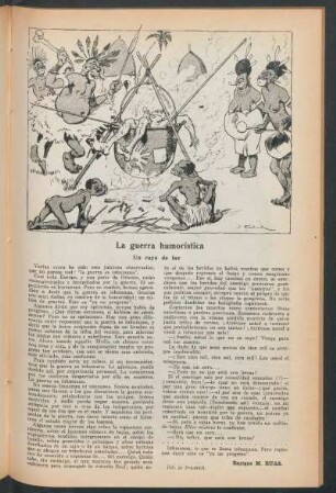 La guerra humorística : Un rayo de luz