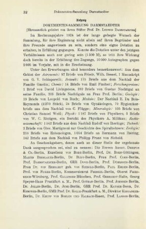 Anhang Dokumenten-Sammlung Darmstaedter