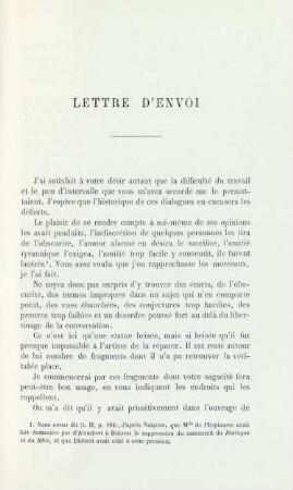 Lettre d'envoi