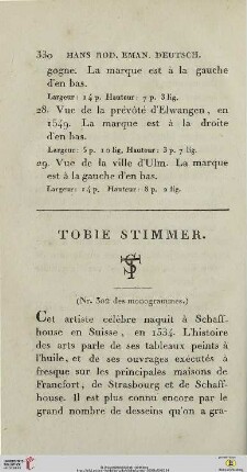 Tobie Stimmer