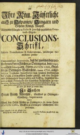 Conclusions-Schrifft