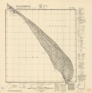 1378 (alte Nr.: 225) Hela, Topographische Karte 1:25000 (4-cm - Karte)