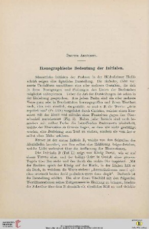 Dritter Abschnitt: Ikonographische Bedeutung der Initialen