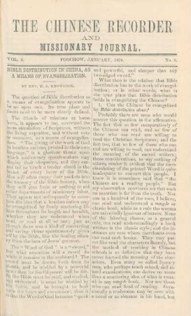 No. 8. January, 1870