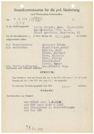 Beigel, Lotte