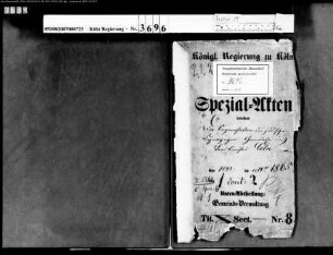 Die Organisation der jüdischen Synagogengemeinden des Landkreises Köln