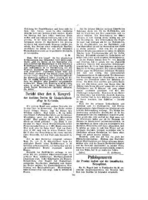 Philologenverein der Provinz Sachsen und der benachbarten Herzogtümer