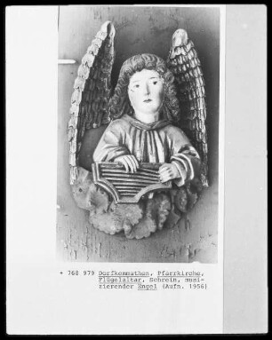Engel mit einer Zither