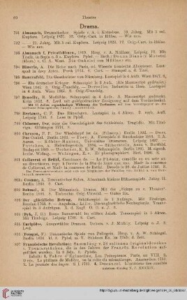 Drama (Nr. 791 - 928)
