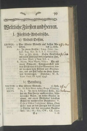Weltliche Fürsten und Herren