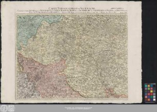 Feuille XLV: Carte Topographique D'Allemagne Contenant la heute Silesie savoir les Principautes d'Oppeln, Ratibor, Troppau et Iægerndorf les Seigneuries de Plesen et de Beuten et une Partie du Margraviat de Morawie