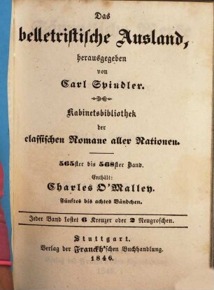Charles O'Malley, der irische Dragoner, 5/8