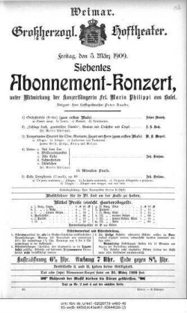 Abonnement=Konzert
