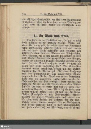 11. In Wald und Feld