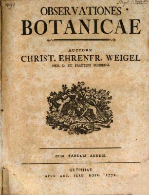 Observationes Botanicae